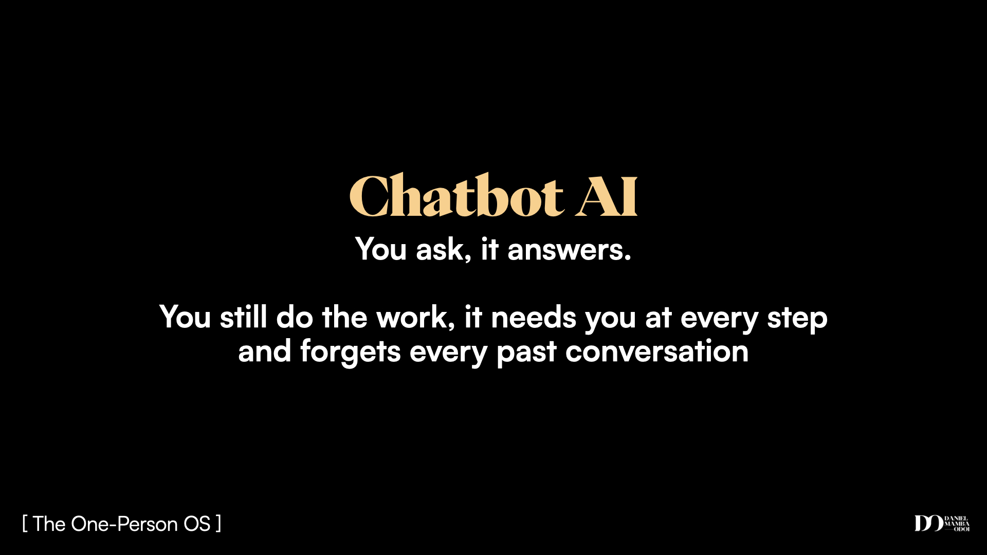 Chatbot AI: you ask, it answers